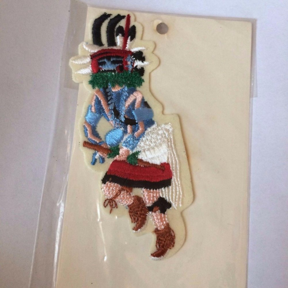 VINTAGE NEW IN PACKAGE PATCH KACHINA ANTELOPE